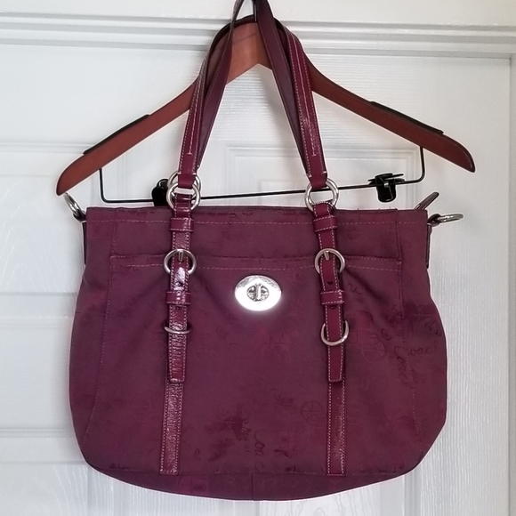 authentic COACH purple bag - Picture 5 of 10